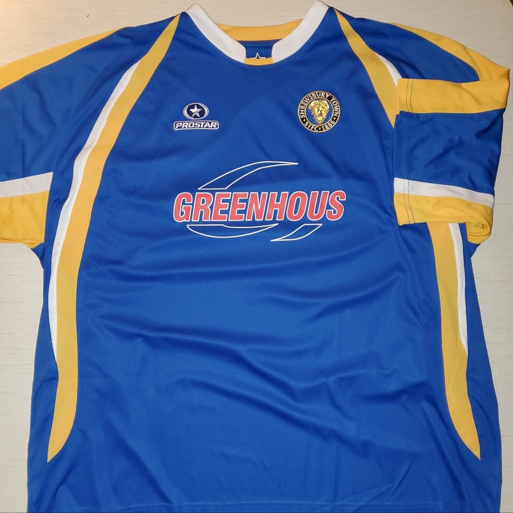 Shrewsbury Town football/soccer jersey 3XL 54"/56" Prostar England